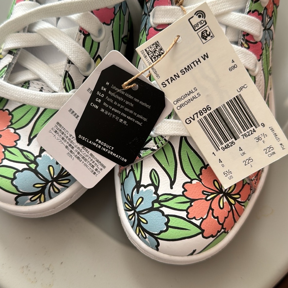 Floral adidas Stan smiths - Picture 4 of 4